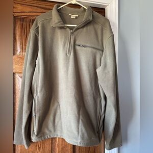 Gander mountain olive green pullover men’s size large